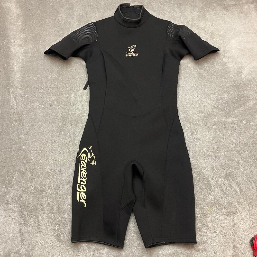 Seavenger Back Zip Spring Shorty Wetsuit Women's Size 13